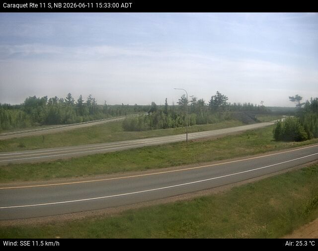 Web Cam image of Caraquet (NB Highway 11)