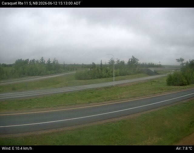 Web Cam image of Caraquet (NB Highway 11)