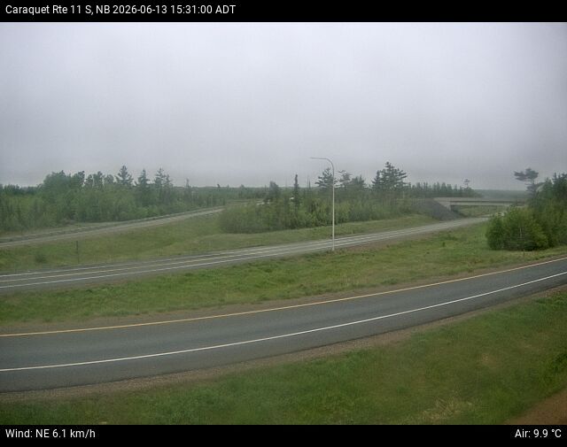 Web Cam image of Caraquet (NB Highway 11)