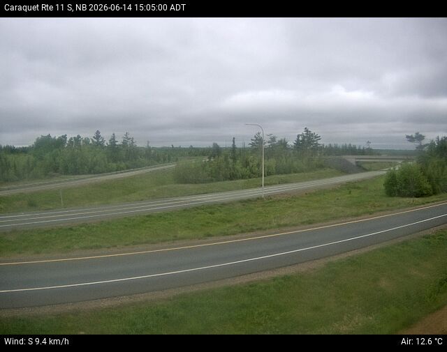 Web Cam image of Caraquet (NB Highway 11)