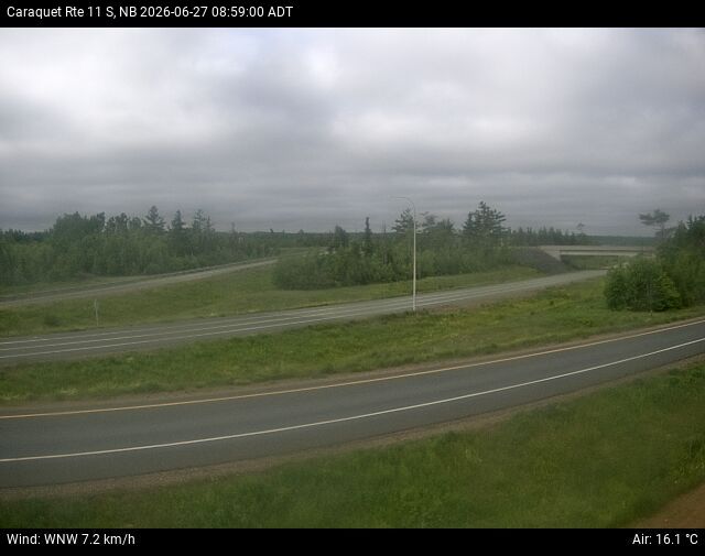 Web Cam image of Caraquet (NB Highway 11)