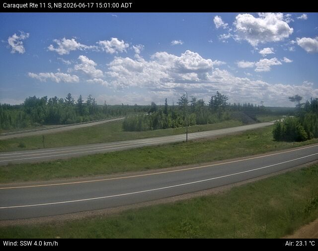 Web Cam image of Caraquet (NB Highway 11)