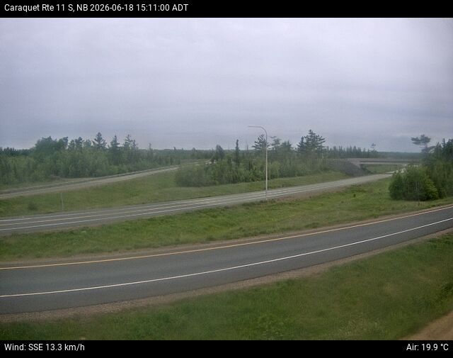 Web Cam image of Caraquet (NB Highway 11)