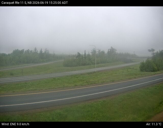 Web Cam image of Caraquet (NB Highway 11)