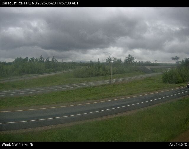 Web Cam image of Caraquet (NB Highway 11)