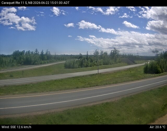 Web Cam image of Caraquet (NB Highway 11)