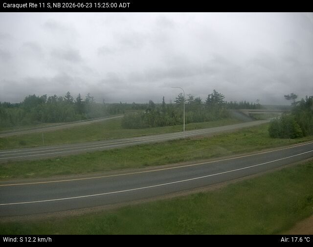 Web Cam image of Caraquet (NB Highway 11)