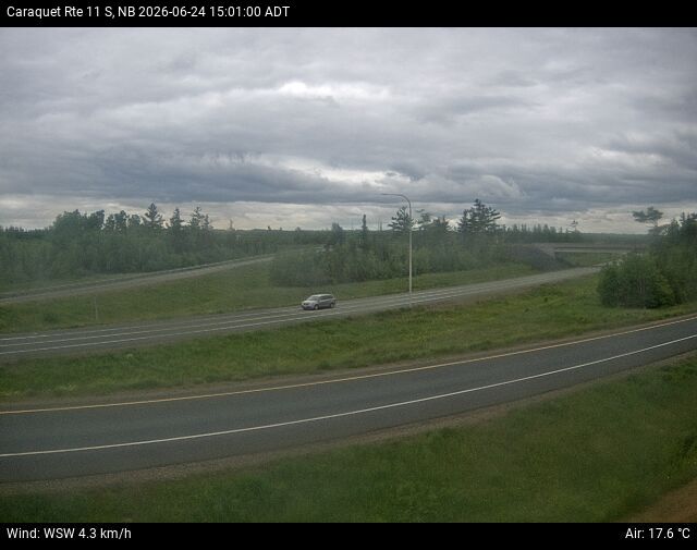 Web Cam image of Caraquet (NB Highway 11)