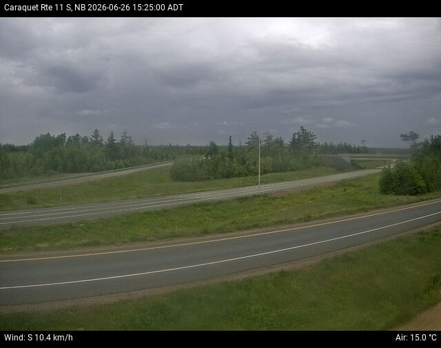 Web Cam image of Caraquet (NB Highway 11)