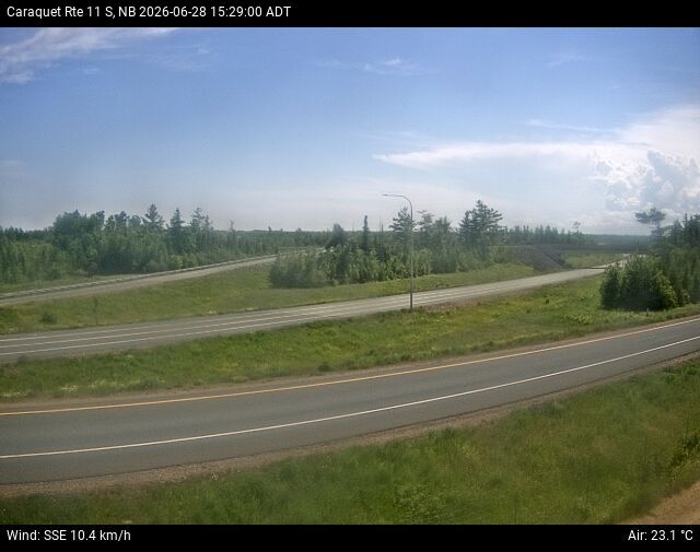Web Cam image of Caraquet (NB Highway 11)