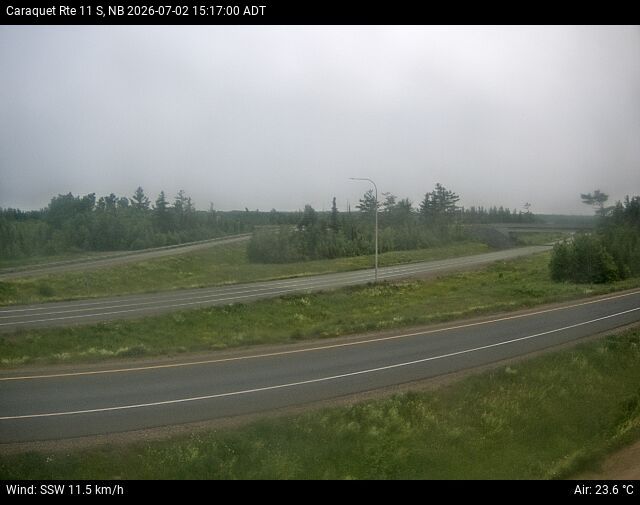 Web Cam image of Caraquet (NB Highway 11)