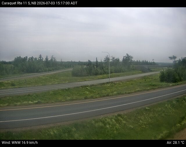 Web Cam image of Caraquet (NB Highway 11)