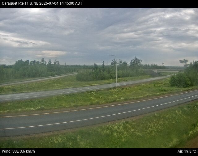 Web Cam image of Caraquet (NB Highway 11)