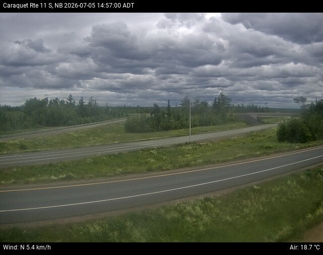 Web Cam image of Caraquet (NB Highway 11)