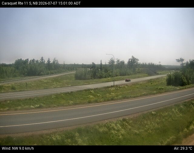 Web Cam image of Caraquet (NB Highway 11)