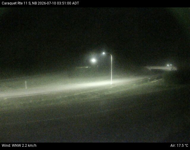 Web Cam image of Caraquet (NB Highway 11)