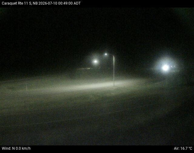 Web Cam image of Caraquet (NB Highway 11)