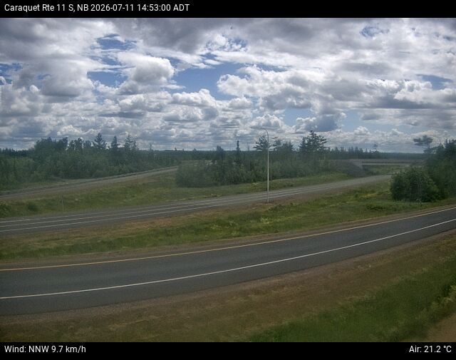 Web Cam image of Caraquet (NB Highway 11)