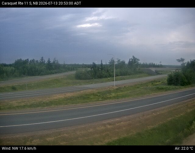 Web Cam image of Caraquet (NB Highway 11)