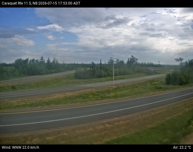 Web Cam image of Caraquet (NB Highway 11)