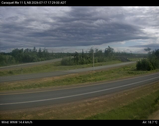 Web Cam image of Caraquet (NB Highway 11)