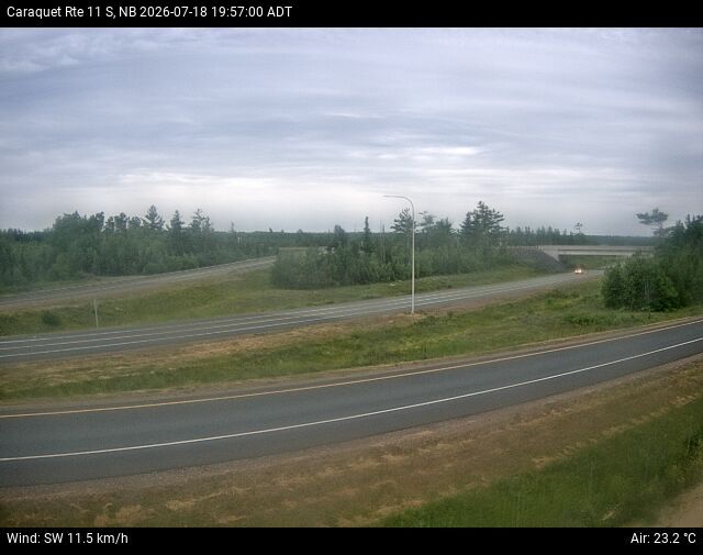 Web Cam image of Caraquet (NB Highway 11)
