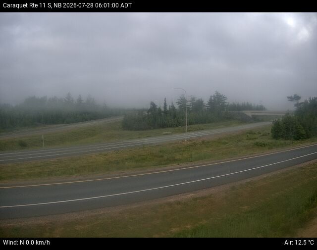 Web Cam image of Caraquet (NB Highway 11)