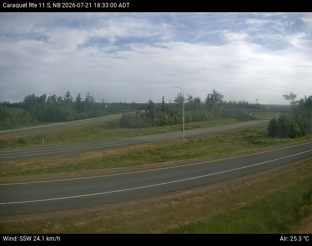 Web Cam image of Caraquet (NB Highway 11)