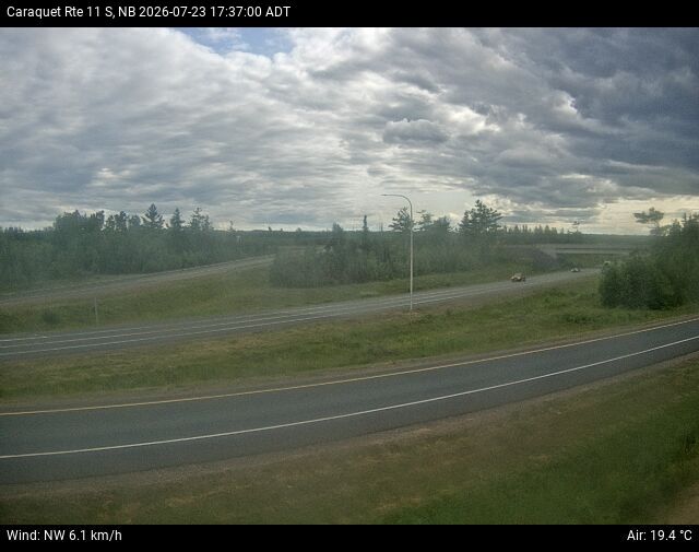 Web Cam image of Caraquet (NB Highway 11)