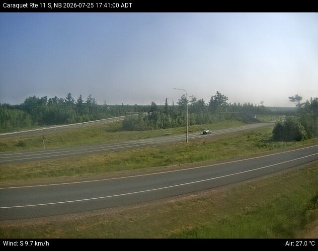 Web Cam image of Caraquet (NB Highway 11)