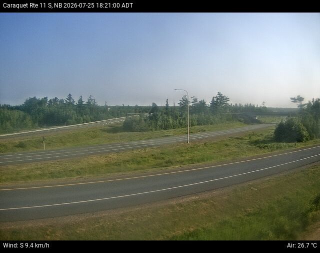 Web Cam image of Caraquet (NB Highway 11)