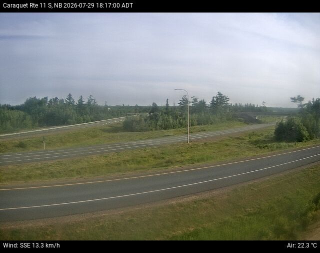 Web Cam image of Caraquet (NB Highway 11)