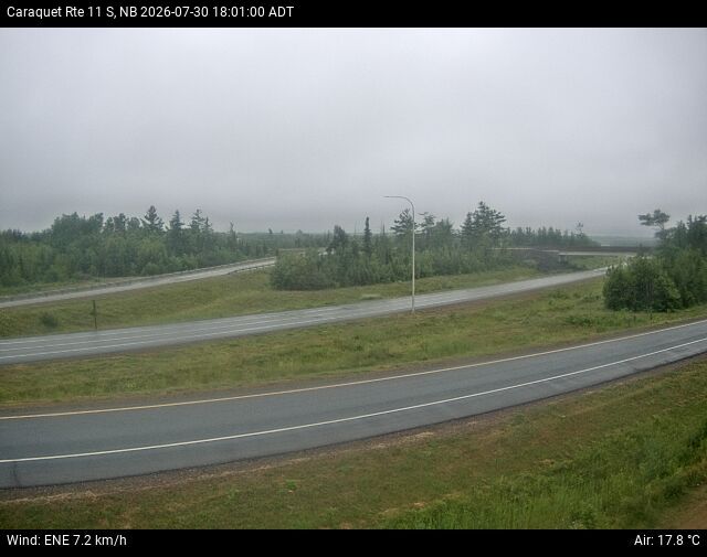 Web Cam image of Caraquet (NB Highway 11)