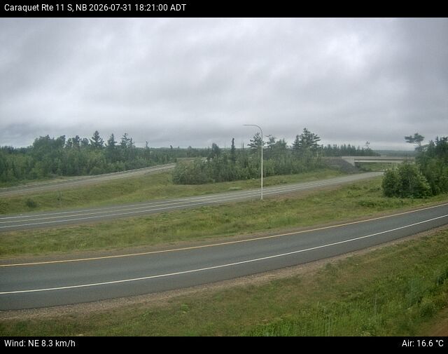 Web Cam image of Caraquet (NB Highway 11)