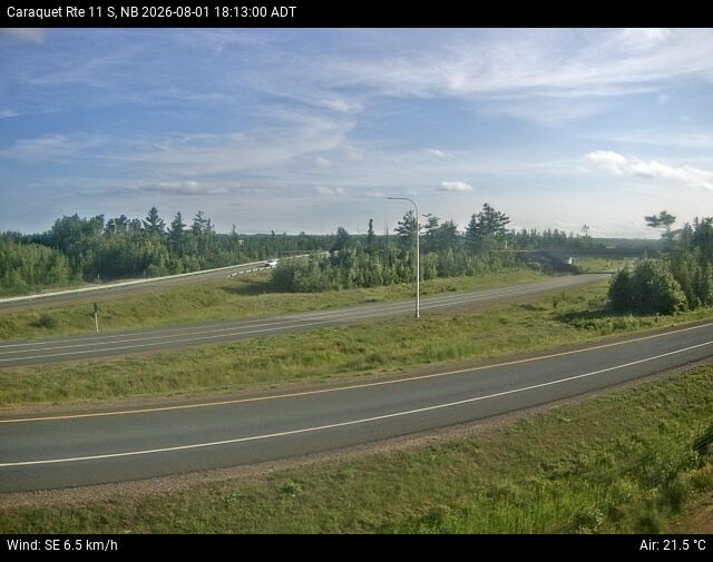 Web Cam image of Caraquet (NB Highway 11)