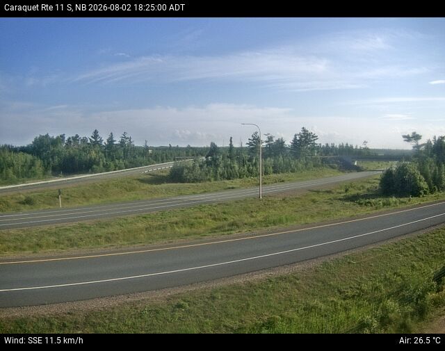 Web Cam image of Caraquet (NB Highway 11)