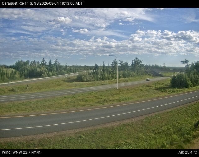 Web Cam image of Caraquet (NB Highway 11)