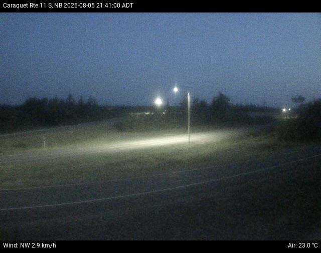 Web Cam image of Caraquet (NB Highway 11)