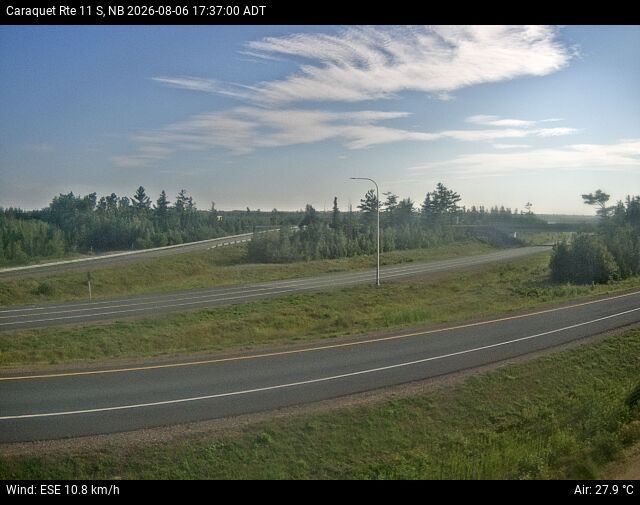 Web Cam image of Caraquet (NB Highway 11)