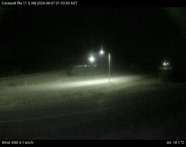 Web Cam image of Caraquet (NB Highway 11)