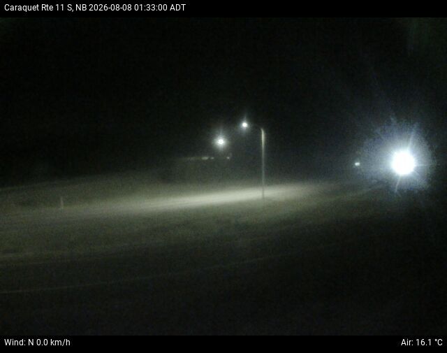 Web Cam image of Caraquet (NB Highway 11)