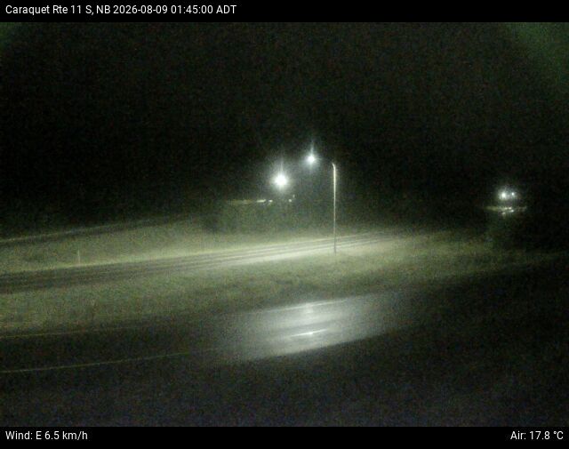 Web Cam image of Caraquet (NB Highway 11)