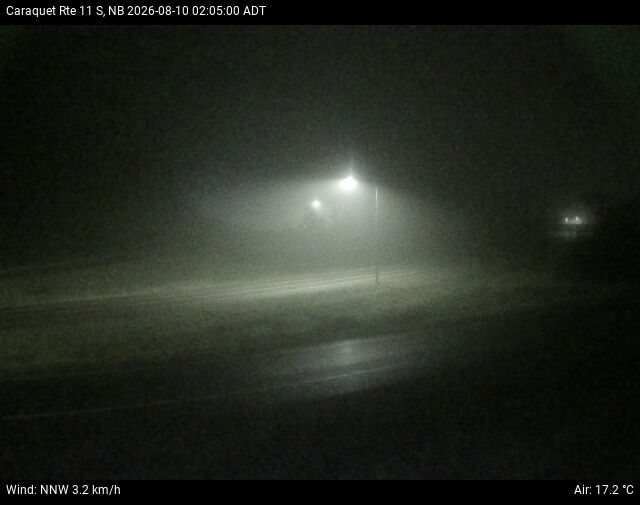 Web Cam image of Caraquet (NB Highway 11)