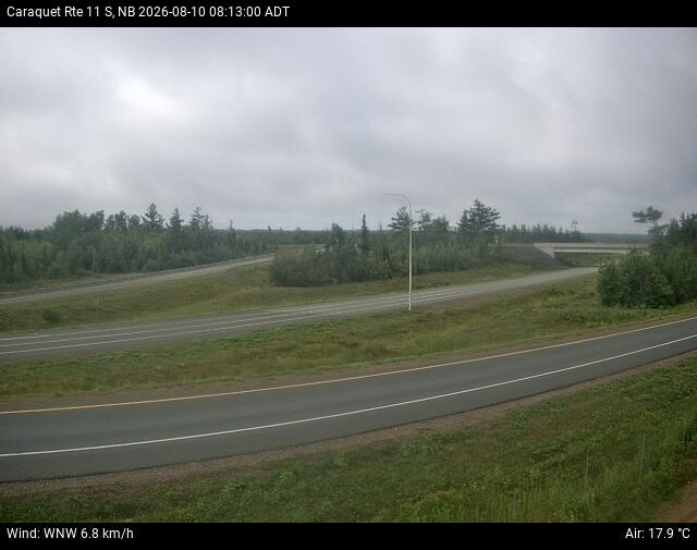 Web Cam image of Caraquet (NB Highway 11)