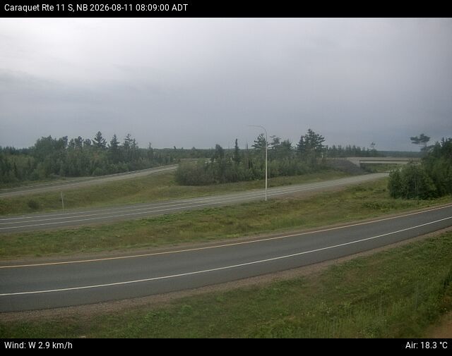 Web Cam image of Caraquet (NB Highway 11)
