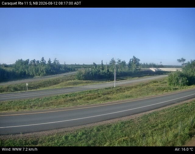 Web Cam image of Caraquet (NB Highway 11)