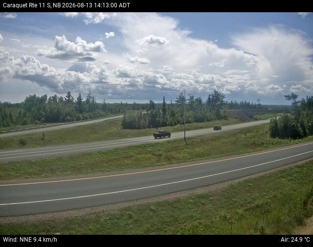 Web Cam image of Caraquet (NB Highway 11)