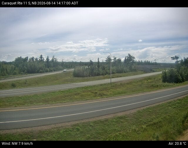 Web Cam image of Caraquet (NB Highway 11)