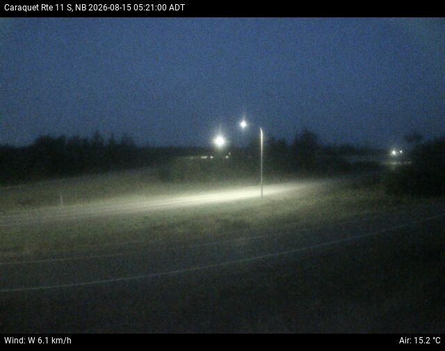 Web Cam image of Caraquet (NB Highway 11)