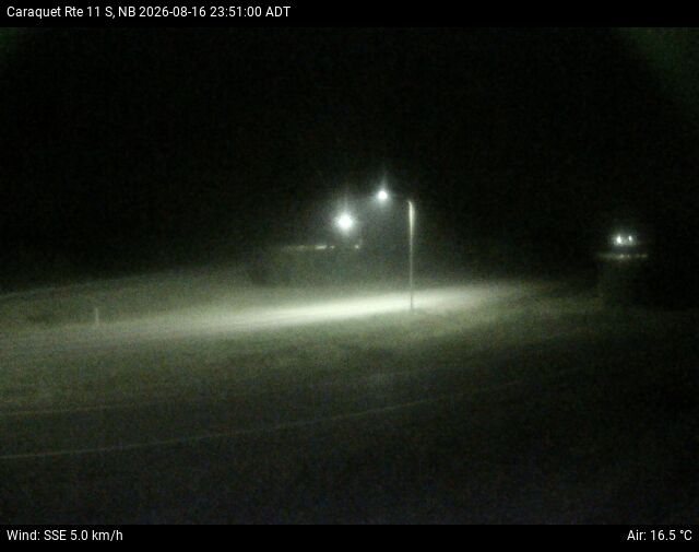 Web Cam image of Caraquet (NB Highway 11)